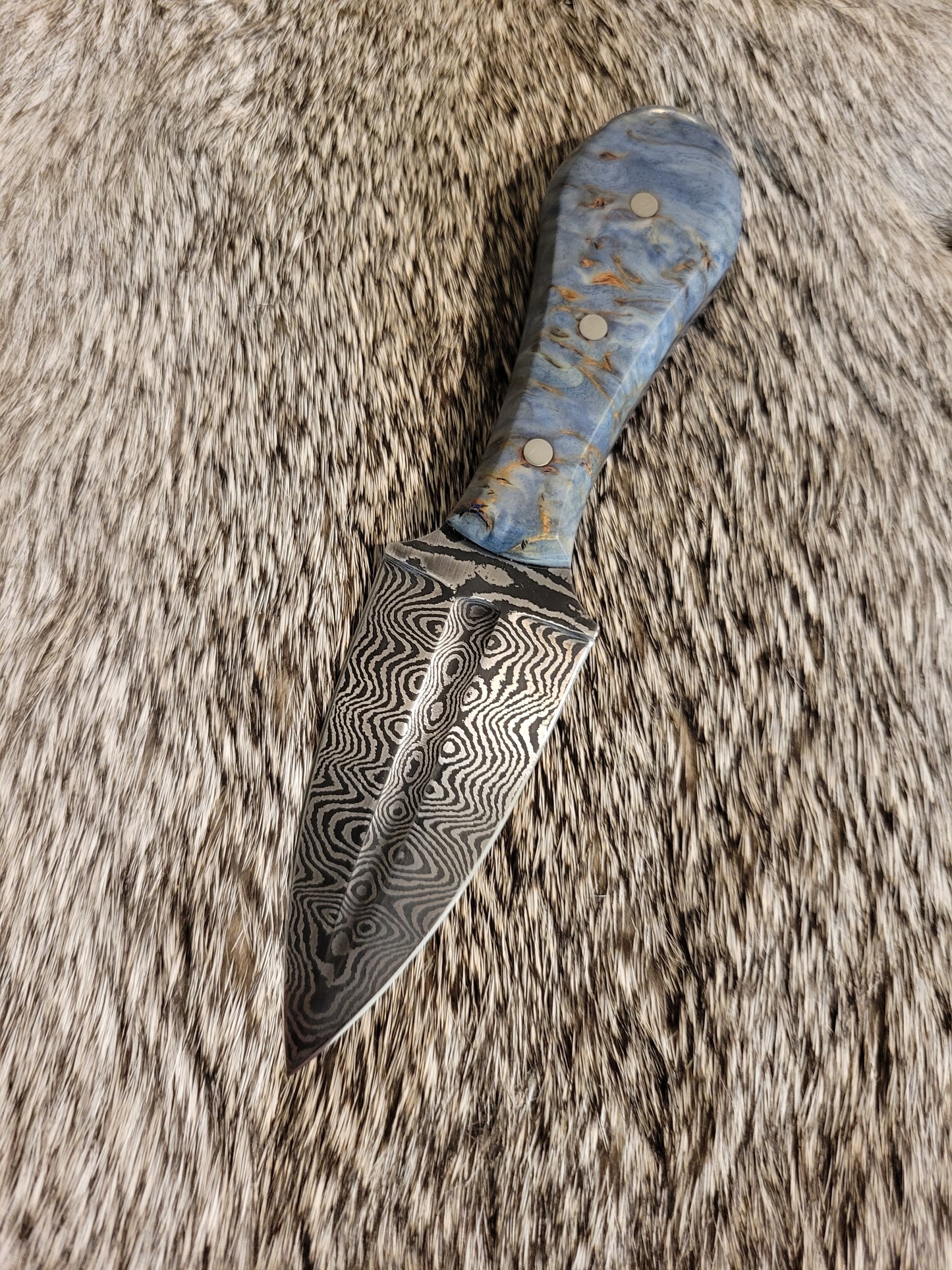 60 layer Handcrafted Damascus EDC/Self-Defense Dagger