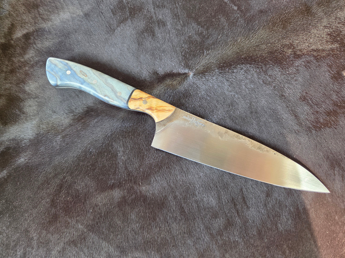 Handcrafted 1084 Mono steel chefs knife